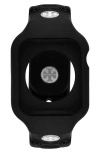 Tory Burch T Monogram Silicone Apple Watch® Watchband, 41mm In Black