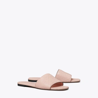 Tory Burch T Monogram Slide In Light Pink