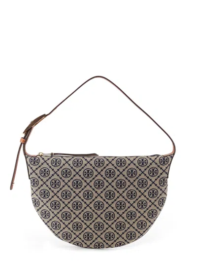 Tory Burch T Monogram Small Balloon Shoulder Bag In Blue