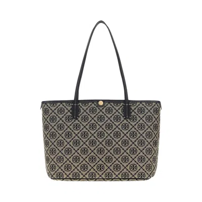 Pre-owned Tory Burch T Monogram Small Zip Tote 'navy' | Blue | Women's Size Onesize