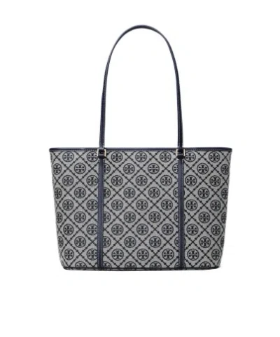 TORY BURCH TORY BURCH T MONOGRAM SMALL ZIPPED TOTE BAG