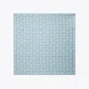 Tory Burch T Monogram Sublime Silk Scarf In Blue