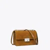 Tory Burch T Monogram Suede Shoulder Bag In Brown