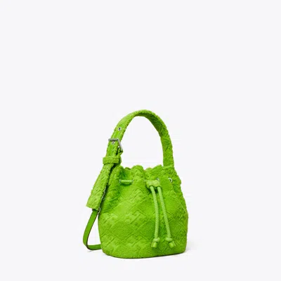 Tory Burch T Monogram Terry Mini Bucket Bag