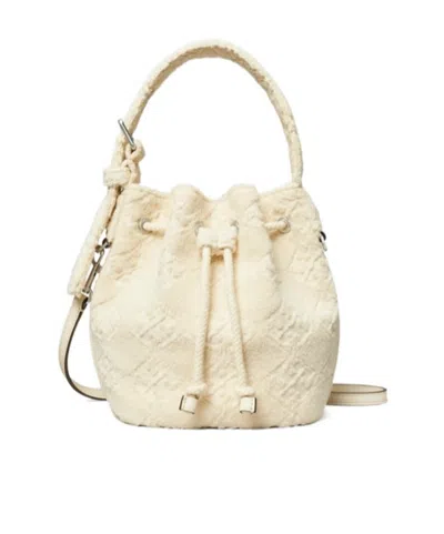 Tory Burch T Monogram Terry Mini Bucket Bag