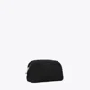 Tory Burch T Monogram Terry Pouch In Black