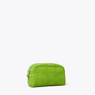 Tory Burch T Monogram Terry Pouch In Green