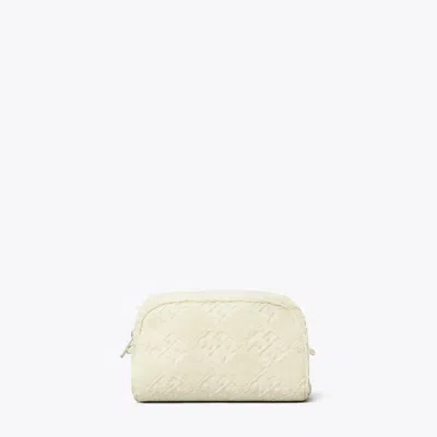Tory Burch T Monogram Terry Pouch In White
