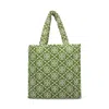 Tory Burch T Monogram Terry Tote Bag In Green