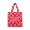 Tory Burch T Monogram Terry Tote Bag In Red