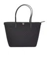 Tory Burch T Monogram Tote Bag In Black