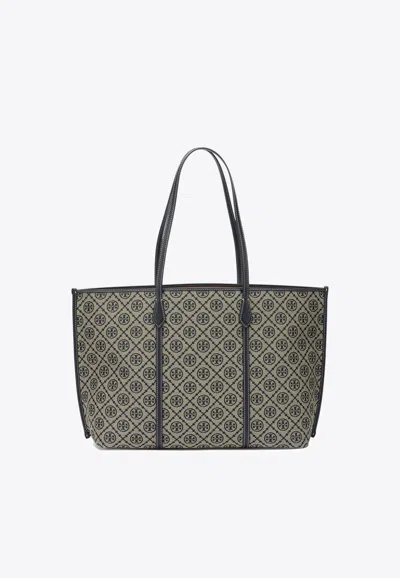 Tory Burch T Monogram Tote Bag In Blue