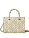 Tory Burch T Monogram Tote Bag In Neutrals