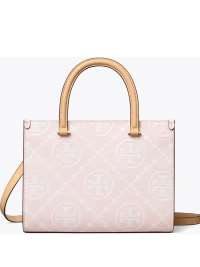 Tory Burch T Monogram Tote Bag In Pink