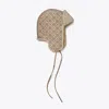 Tory Burch T Monogram Trapper Hat In Hazel