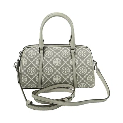 Pre-owned Tory Burch T Monogram Utility Mini Barrel Bag 'grey' | Women's Size Onesize