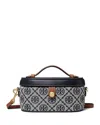 Tory Burch T Monogram Vanity Case In Tory Navy