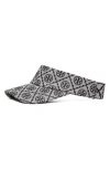 Tory Burch T Monogram Visor In Tory Navy
