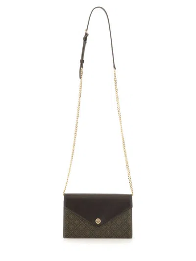 Tory Burch "t Monogram" Wallet With Chain In Multi