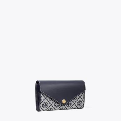 Tory Burch T Monogram Wide Envelope Wallet