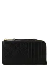 Tory Burch T Monogram Debossed Zip Card Case