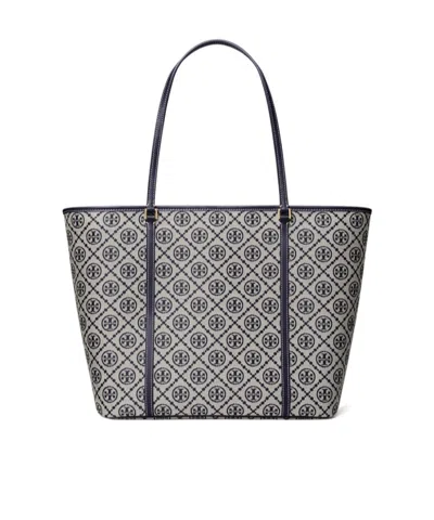 TORY BURCH TORY BURCH T MONOGRAM ZIPPED TOTE BAG