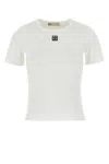 Tory Burch Cotton Crew Neck T-shirt With Short Sleeves