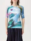 TORY BURCH T-SHIRT TORY BURCH WOMAN COLOR MULTICOLOR,H01103005