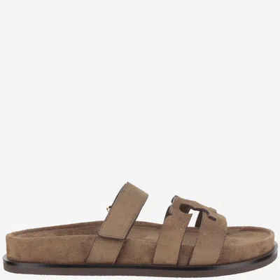 Tory Burch T Slide In Brown