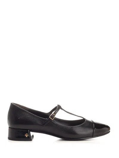 Tory Burch T-strap Ballet Flats Pumps Black