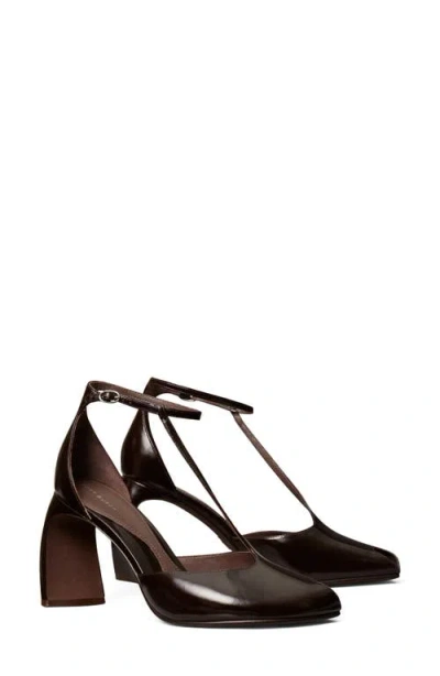 Tory Burch T-strap Peep Toe Pump In Multi