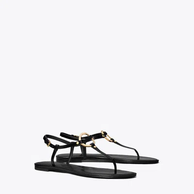 Tory Burch T-strap Sandal In Perfect Black