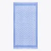 Tory Burch T-tile Beach Towel In Blue
