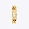 Tory Burch T Watch In Ivory/gold