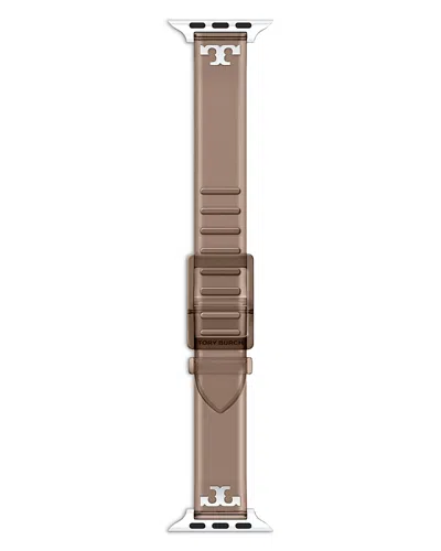 Tory Burch T Wrap Jelly Band For Apple Watch, 38-46mm In Brown