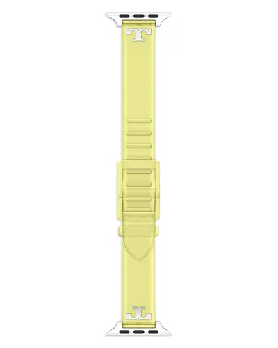 Tory Burch T Wrap Jelly Band For Apple Watch, 38-46mm In Yellow