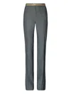 Tory Burch Tailored High-waisted Trousers In Grey
