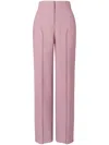 Tory Burch Tailored Wool Pant In Pink