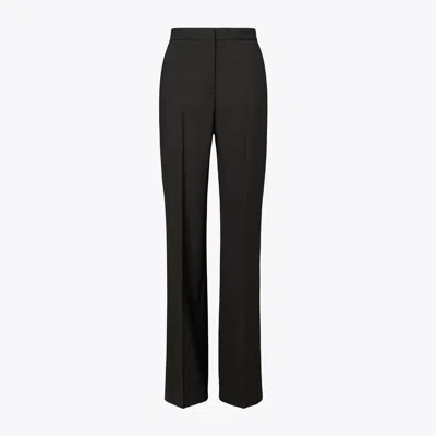 Tory Burch Tailored Wool Trousers In Black