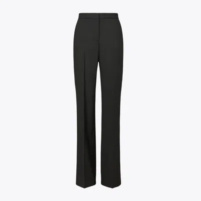 Tory Burch Tailored Wool Pant In Black