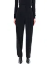 Tory Burch Regular Fit Trousers In Black
