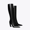 Tory Burch Tall Patent Boot In Black