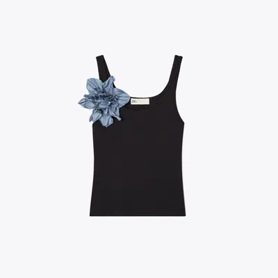 Tory Burch Tank Top In Black