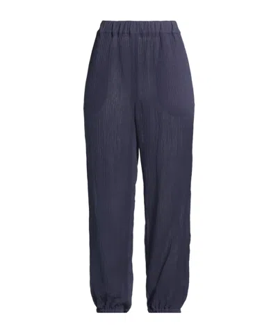Tory Burch Tapered Trousers In Blue