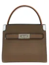 Tory Burch Lee Radziwill Petite Hand Bags Multicolor In Taupe