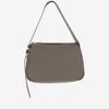 Tory Burch Mud Leather Small Romi Shoulder Bag In Brown