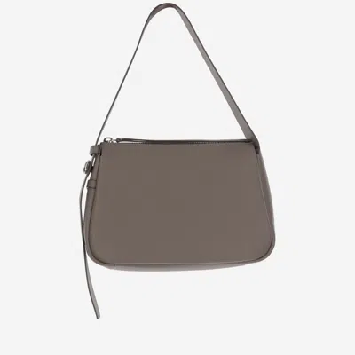 Tory Burch Taupe Romy Shoulder Bag In Brown