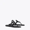 Tory Burch Miller Crystal-embellished Slides In Black