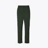 Tory Burch Tech Twill Golf Pant In Green