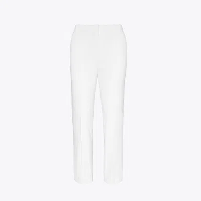 Tory Burch Tech Twill Golf Pant In White